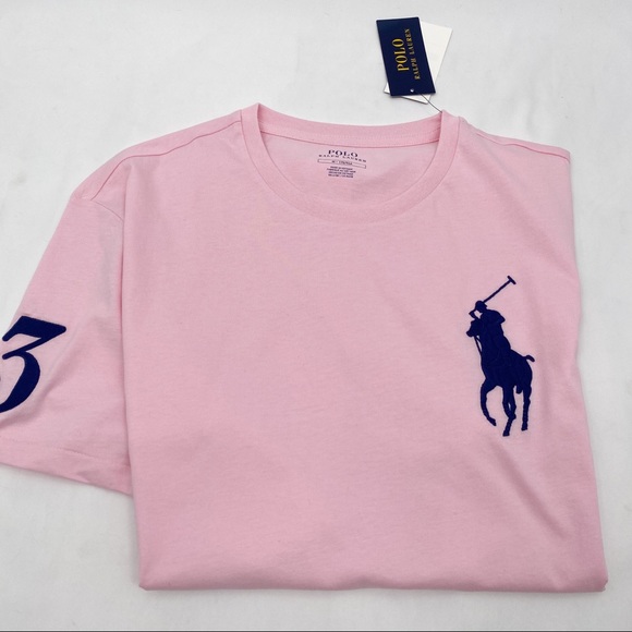 Polo Ralph Lauren Mens Crew Neck Big Pony T-Shirt - Picture 5 of 9